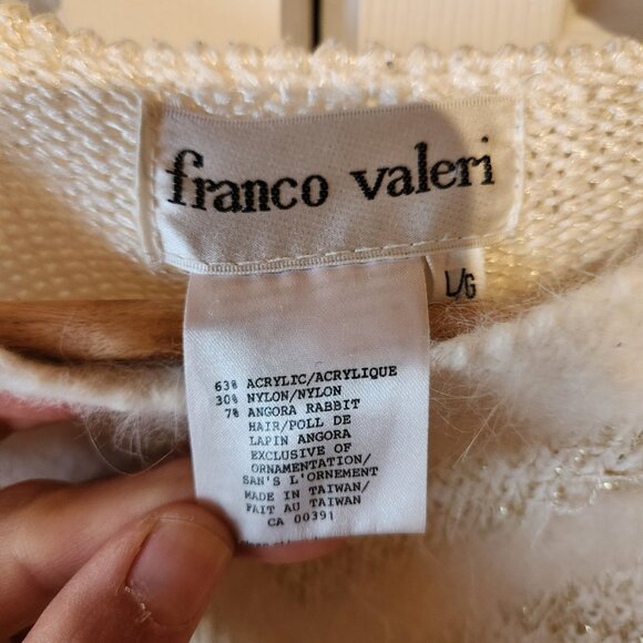 VINTAGE Franco Valeri Sweater L - Picture 2 of 2